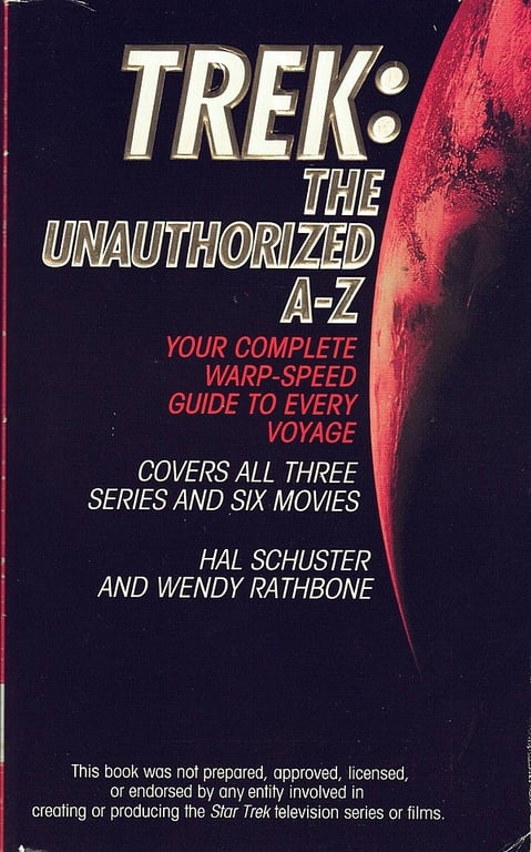 Book: Trek The Unauthorized A-Z