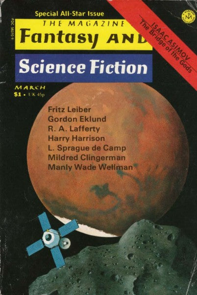 Book: Fantasy and Science Fiction (The Magazine of Fantasy and Science Fiction), March, 1975. Vol. 48 No. 3.